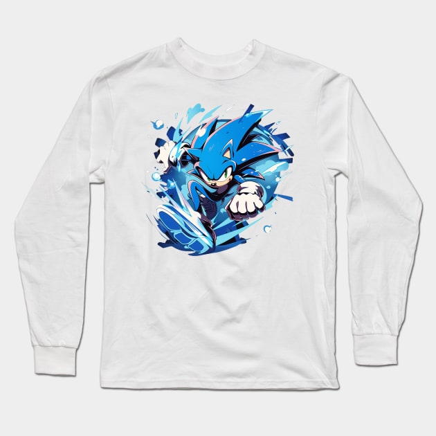 sonic Long Sleeve T-Shirt by skatermoment